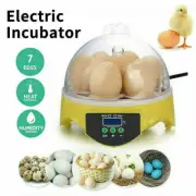 7 Egg Incubator Fully Automatic Digita Turning Chicken Duck Poultry Hatcher AU