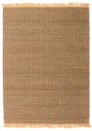 Vintage Hand Woven Carpet 5'5" x 7'6" Traditional Jute Kilim Rug