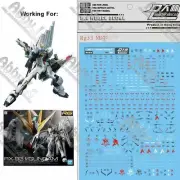 for RG 1/144 RX-93 Nu D.L Dalin WaterSlide Decal Stickers RG33