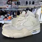 Off White x Nike Air Jordan 4 Sail