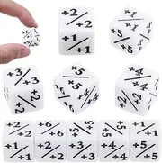 YASYU 24 Pcs Dice Counters Token Dice Loyalty Counter Dice D6 Gaming Dice Cube Compatible with MTG,Magic The Gathering, CCG, Card Games Accessory