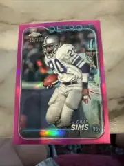 Billy Sims Topps Card Numbered 168/399 And 3 Cards