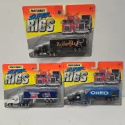 Vintage New Matchbox Super Rigs Hawaiian Punch Oreo & Roller Blade Tractors