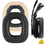 Geekria Protein Leather Ear Pads for Astro A40 A50 Headphones (Black)