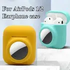 For Apple AirTag & Airpods Pro Anti-lost 2 in 1 Silicone Protective Case Cover