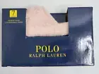 POLO RALPH LAUREN Pink trendy fluffy fur look slipper slides Sz 7 Women's NEW