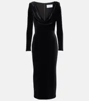 [Alex Perry] Alex Perry Velvet corset dress AU 14 black
