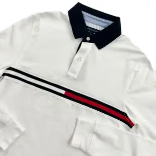 【Tommy Hilfiger】長袖polo衫 現貨 湯米 長袖 大尺碼 polo衫 下擺開衩 平輸品(polo衫)