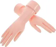 Healeved 2pcs Hand Ring Display Stand Tabletop Trinket Glove Stand Decorative Jewelry Holder Ring Accessories Hand-shaped for Countertop