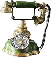 Office Phones Office Telephone Vintage Color Tone Home Retro Telephone Vintage Decor The Call Retro Desk Phone Toy Vintage Telephone Dial House Decor Small Rotary Phone Resin