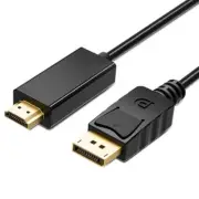 DisplayPort to HDMI Adapter Cable 3M 1.8M Male to Male UltraHD Display Cord S...