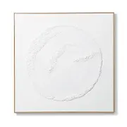 E Style Timeless Hand Painted Framed Home Decor Wall Art - 120 x 5 x 120 cm