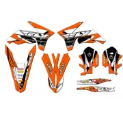 2011-2012 XCF 13 FLY Orange Senge Graphics Kit Compatible with KTM