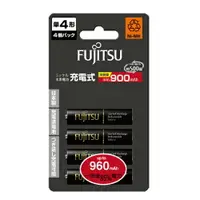 在飛比找樂天市場購物網優惠-FUJITSU 富士通 4號 960mAh 充電電池 4入 