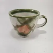 Vintage John B. Taylor Stoneware Coffee Tea Mug Harvest Pattern Pears & Grapes