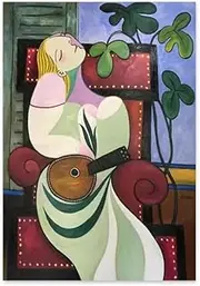 Famous Pablo Picasso Poster Pablo Picasso Wall Art Pablo Picasso Print Abstract Canvas Painting Home Modern Decor Picture 40x60cm Unframed