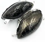 Motorcycle Indicators Turning For S&uzuki For HAYABUSA GSX1300R GSX 1300R 1999-2007 Motorcycle Front Indicator Blinker Lamp LED Turn Signal Light(Smoked)