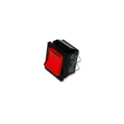 GA69371 C1353VQNAA Arcolectric Switches Rocker Switch , DPST , Illum Red