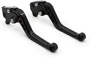 NICEDOLL CNC Clutch Brake Levers Fit for RE Classic 350 350cc Meteor 2021-2022, Super Meteor 650 2023, Hunter 350 HNTR 2022-2024 Black Short