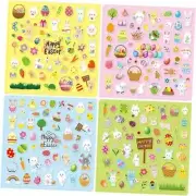 400Pcs Easter Stickers for Kids Bunny Stickers Happy Easter Holiday Stickers