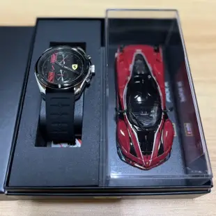 Ferrari 法拉利 奔馳禮盒組 三眼手錶+模型車 44mm