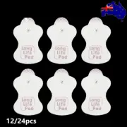 12/24pcs Electrode Replacement Massagers EMS Tens Pads For Omron Elepuls Pads