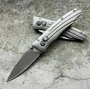 Stainless Steel Folding Pocket Knife, Small EDC Camping Hunting Knife