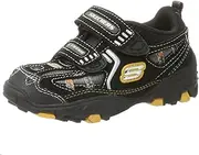 [Skechers] Toddler Annex-Commando Double Strap Sneaker,Black,5 M US Toddler