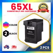 2x Ink Cartridge HP 65XL BLACK for Deskjet 2600/2620/2621/2622/3720/3721/3723