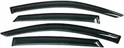 Window Visor Door Visor Fit for Civic Sedan 10th 2016-2020 Black Window Visor Vent Shades Sun Rain Guards Weathershileds