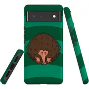 For Google Pixel 6 Case Tough Protective Cover Echidna Portrait