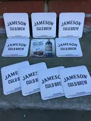 Jameson Coasters (set Of 10) Double Sided. Commercial Grade Free Ship USA