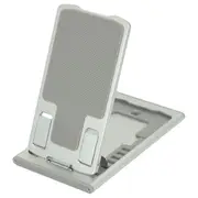 Valore Aluminium alloy Foldable Mobile Stand (Silver) [AC183]