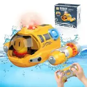 RC Boat Spray Gasboat Light Up Water Toy Fast 24GHz Remote Control Swimming Pool Upgrade Fun Kids Boys Girls