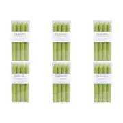 6x 4pc LVD Dinner Candles Moss Decorative Tableware/Serveware