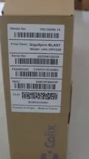CALIX GigaSpire Mesh BLAST u4m - GM1028 - (100-05494 14) wi-fi 6 mesh router