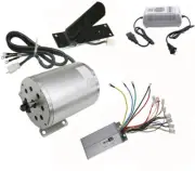 1800W 48V Brushless Electric Motor + Controller+ Pedal ATV Go Kart Scooter Buggy