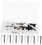 HEALEEP 100pcs Brolly Plug Bolts Wall Anchors Screws for Drywall Expansion Cavity Anchor Bolts for Home Hardware Installation Efficient Load Distribution and Stability