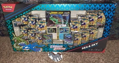 NEW 2024 POKEMON CROWN ZENITH SEA AND SKY PREMIUM COLLECTION BOX