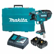 Makita DTR180RTX1 - 18V Brushless Rebar Tying Tool Kit (2 x 5.0Ah)