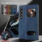 Luxury Style Leather Magnetic Stand Case For Samsung Galaxy Z Fold 6/5/3/4 Cover