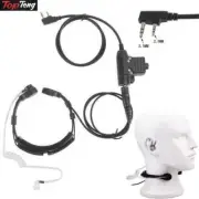 Throat Mic Headset Air Tube for BaoFeng UV5R UV-82 TK3107 TK3207 TK-3201