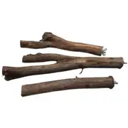 [Elite Pet Products] Bolt On Natural Wood Parrot Perch (Large)
