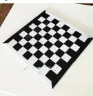 15'' white Marble Chess Table Top Pietra Dura Inlay Children Game Kids c9