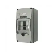 WeatherProof 4 Pole Enclosure IP66 Din Rail, Solar Suitable for RCBO CB RCD