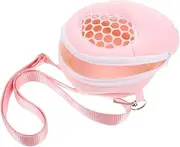 Totority Portable Hamster Carrier Bag with Breathable Mesh Travel Pouch for Small Animals Like Squirrels Chinchillas Soft Interior for and Pet Comfort