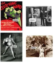 SERIAL MOVIE PHOTO LOT#2 MYSTERIOUS DR. SATAN, ISLAND, CLUTCHING HAND, KING/WILD