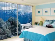 3D Mountain 38 Blockout Photo Curtain Printing Curtains Drapes Fabric Window AU