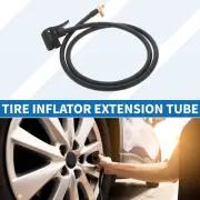 1pc 45.28" M8x0.8 Tire Inflator Extension Tube 0.305inx32TPI for Car Motorcycle