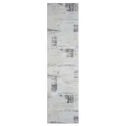 Easton 468 Slate In Grey Runner Rug